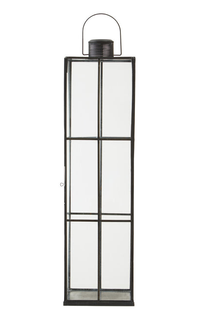 Preston Antique Black Finish Large Lantern - Image 1