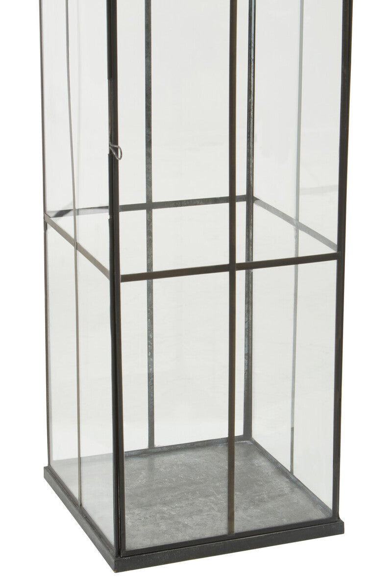 Preston Antique Black Finish Large Lantern - Image 7