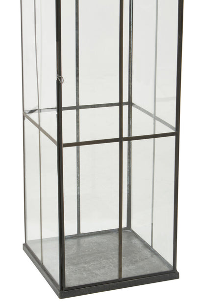 Preston Antique Black Finish Large Lantern - Image 10