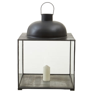 Preston Large Black Square Lantern