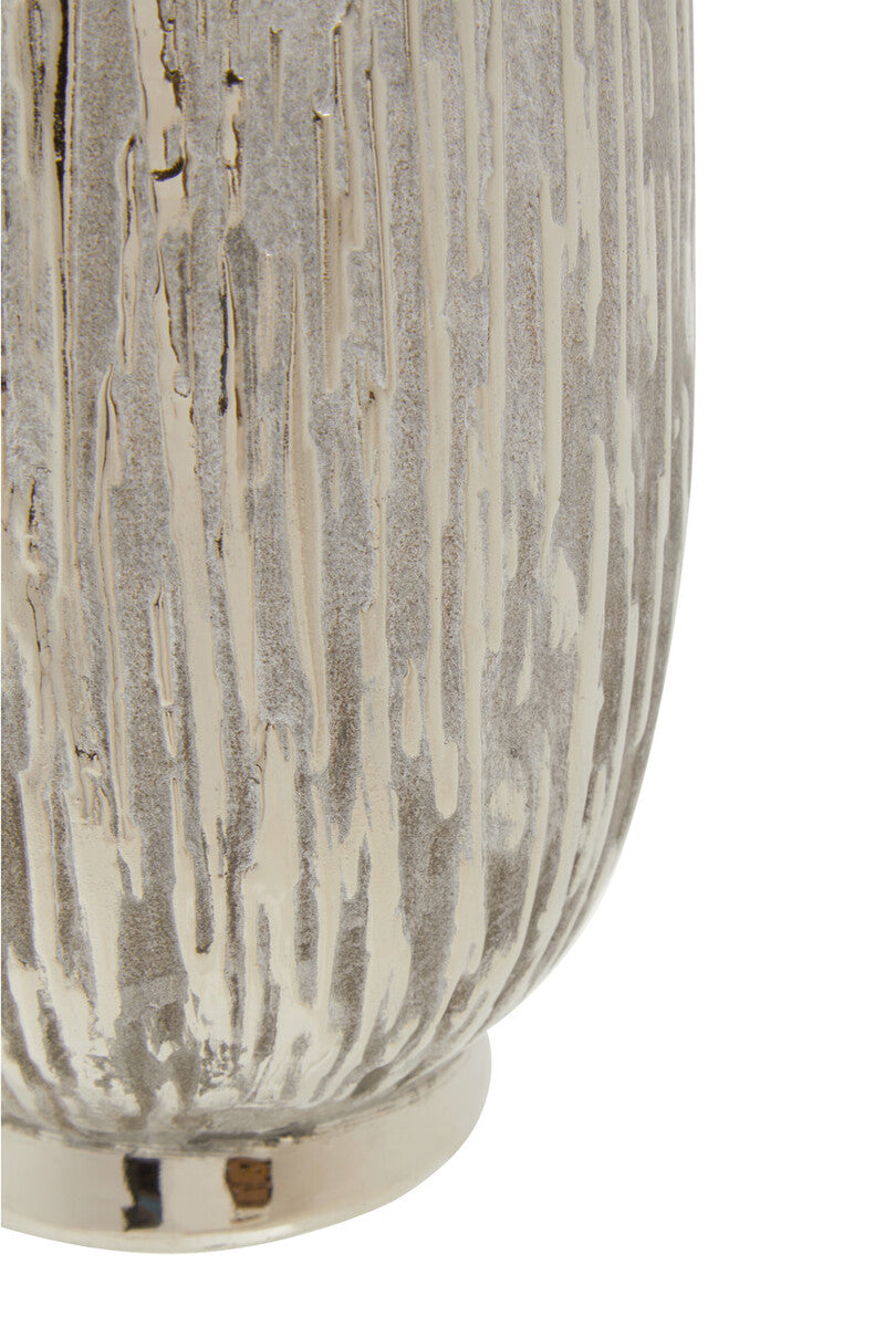 Hesper Small Silver Ceramic Vase