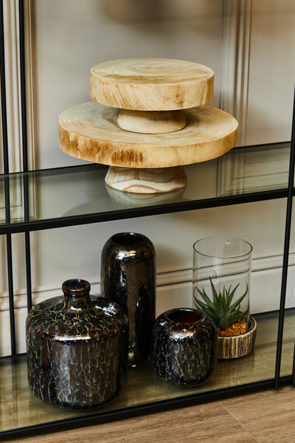 Silas Dark Blue Bottle Vase