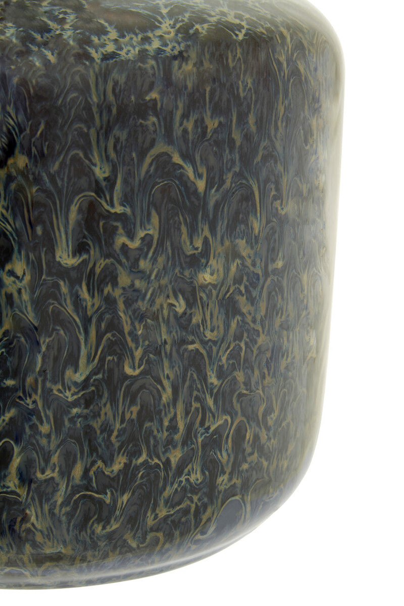 Silas Dark Blue Bottle Vase