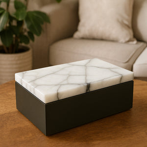Marmara Small Marble Trinket Box