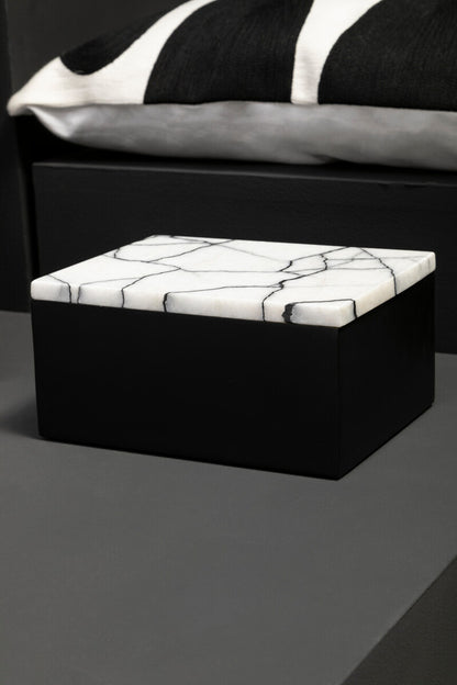 Marmara Large Marble Trinket Box