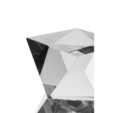 Carrie Set Of 2 Crystal Geometric Bookends in Grey Finish - Image 5