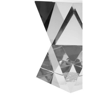 Carrie Set Of 2 Crystal Geometric Bookends in Grey Finish - Image 6