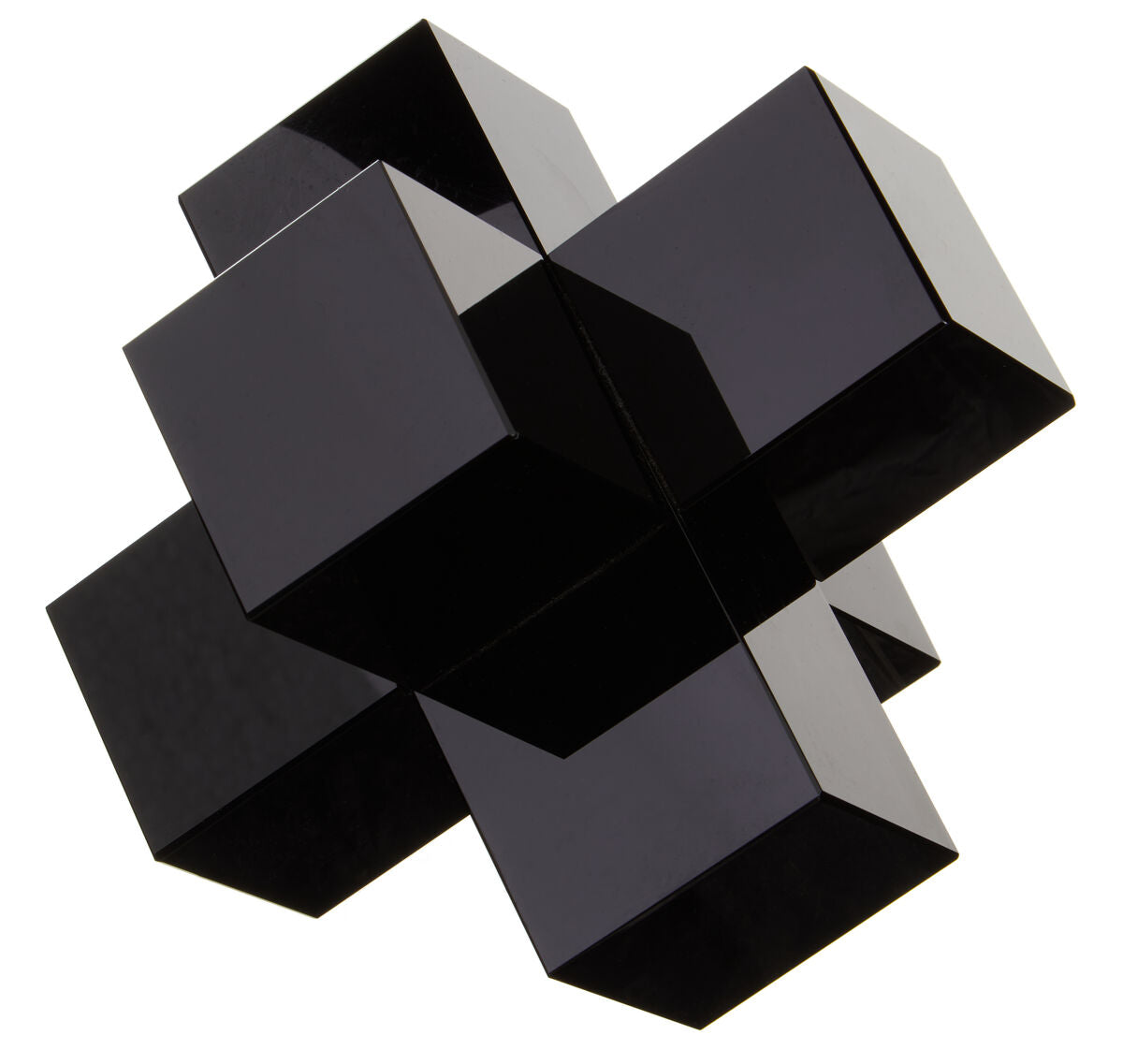 Carrie Black Finish Crystal Ornament