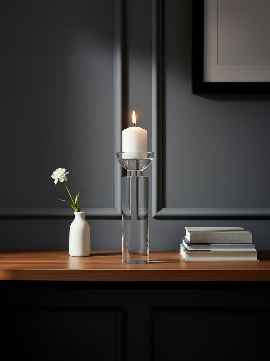 Carrie Large Crystal Candle Holder