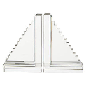 Set of 2 Crystal Bookends | Carrie