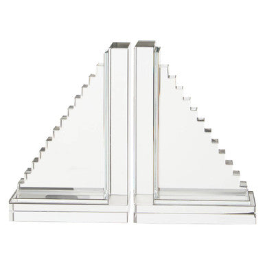 Carrie Set Of 2 Crystal Bookends