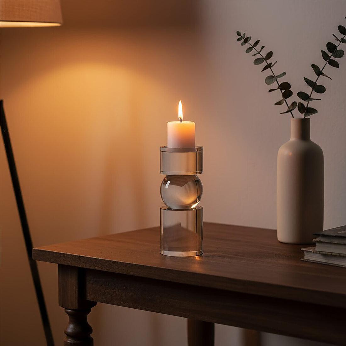 Carrie Small Crystal Bubble Candle Holder