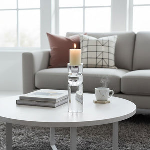 Large Crystal Bubble Candle Holder | Carrie
