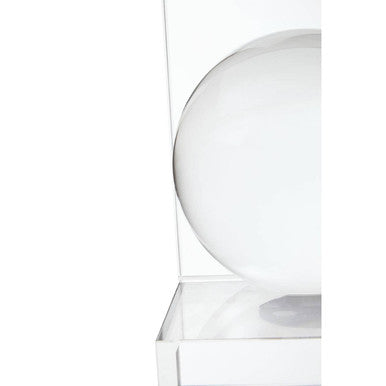 Carrie Set Of 2 Crystal Bubble Bookends