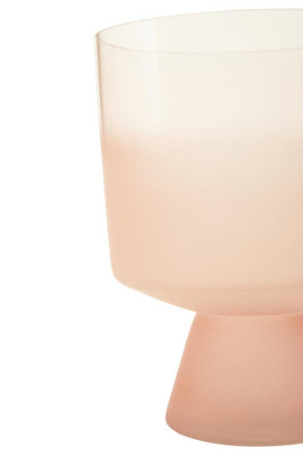 Baila Large Matte Pink Glass Vase - Image 9