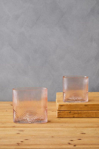 Bardi Small Pink Glass Vase - Image 5