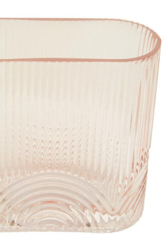 Bardi Small Pink Glass Vase - Image 8