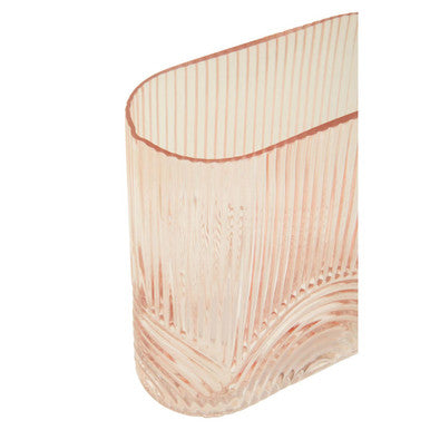 Bardi Large Pink Glass Vase - Image 10