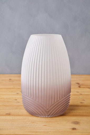 Blyth Large Grey Glass Vase - Image 6
