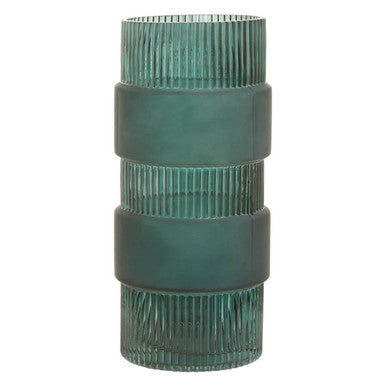 Blume Small Green Glass Vase