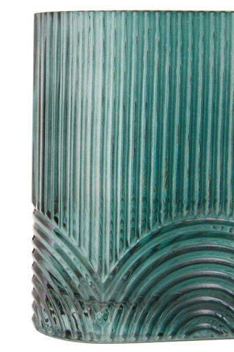 Bardi Large Green Glass Vase