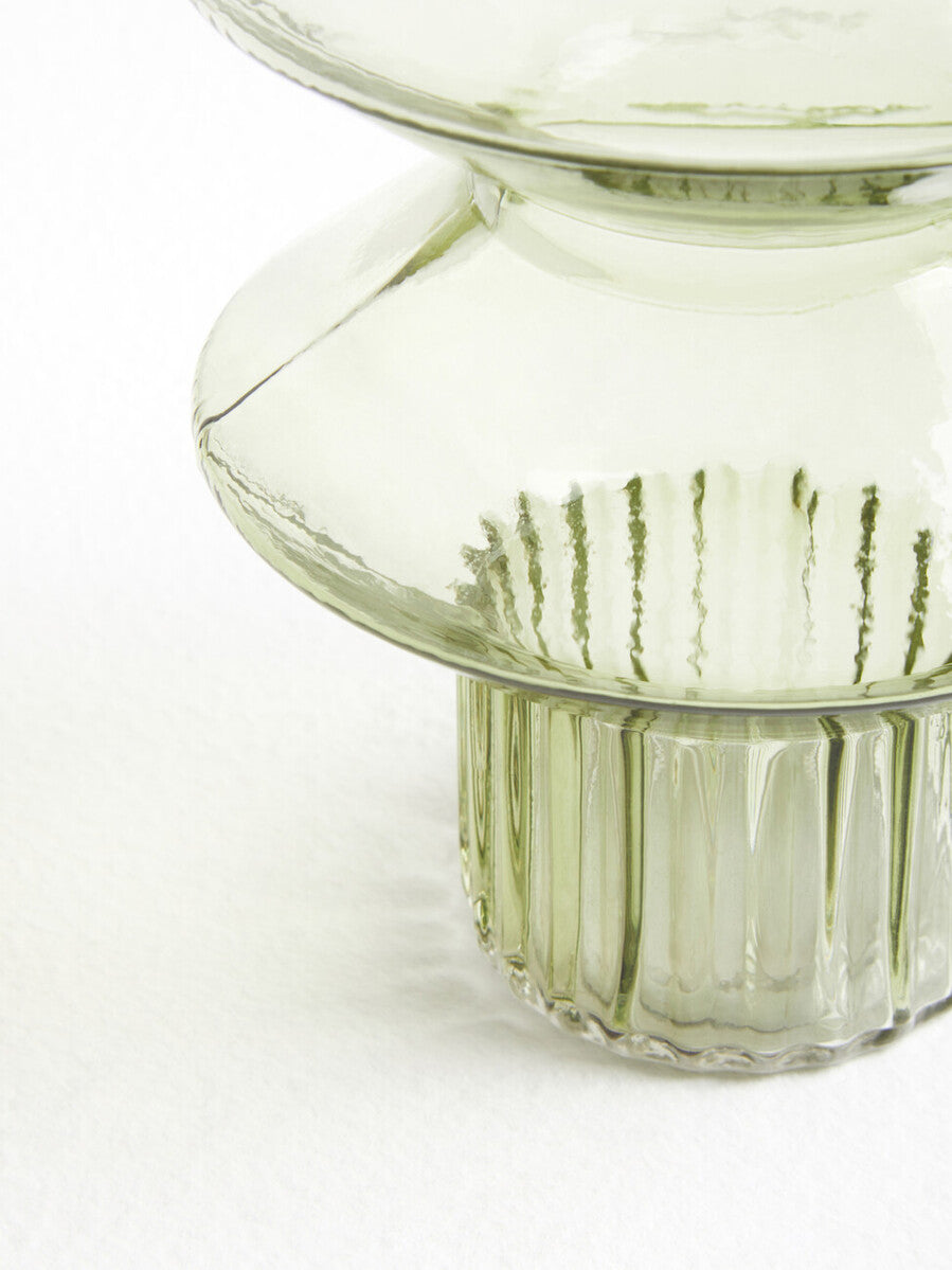 Benka Small Green Glass Vase