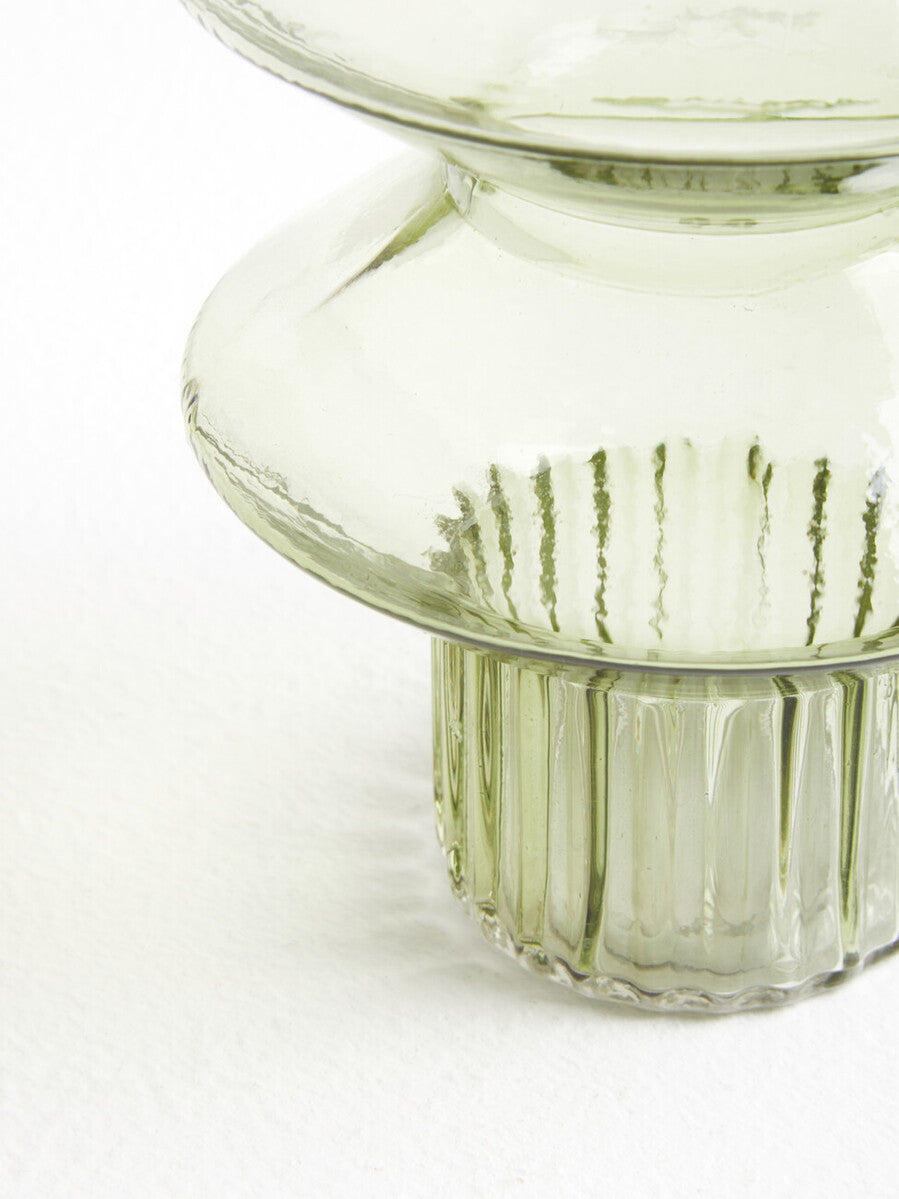 Benka Small Green Glass Vase
