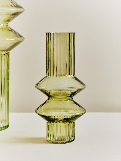Benka Small Green Glass Vase