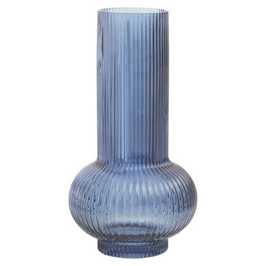 Benka Blue Glass Vase