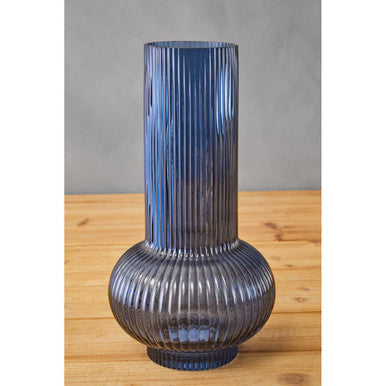 Benka Blue Glass Vase