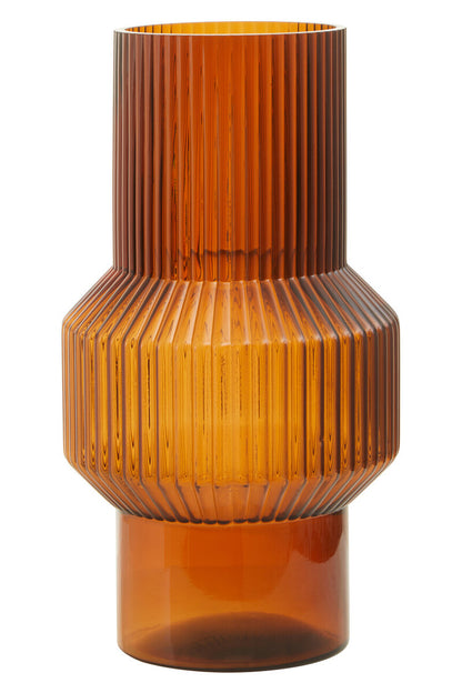 Benka Small Brown Glass Vase