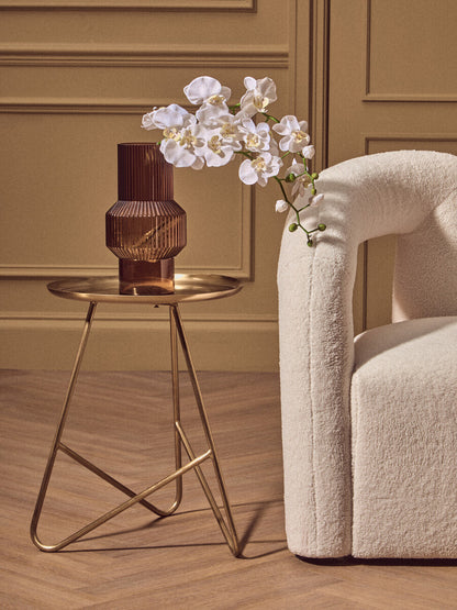 Benka Small Brown Glass Vase