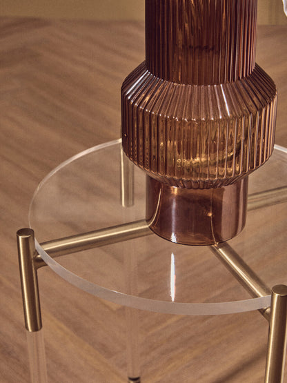 Benka Small Brown Glass Vase