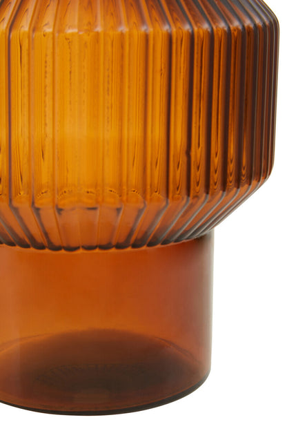 Benka Small Brown Glass Vase