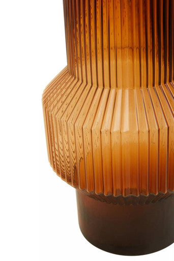 Benka Large Brown Glass Vase