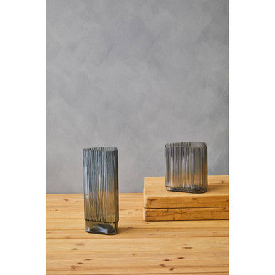 Benka Small Grey Glass Vase