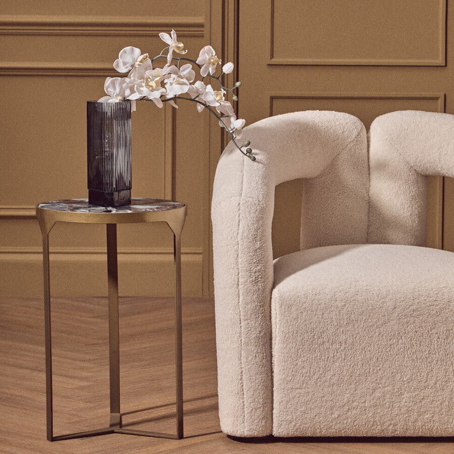 Benka Small Grey Glass Vase