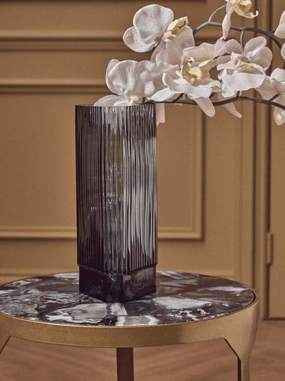 Benka Small Grey Glass Vase