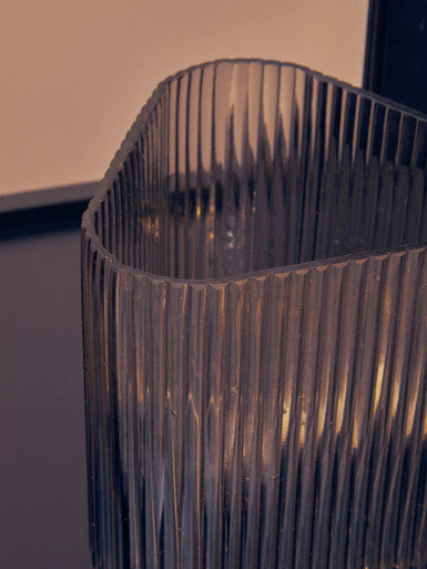 Benka Large Grey Glass Vase - Image 4