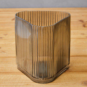 Large Grey Glass Vase | Benka
