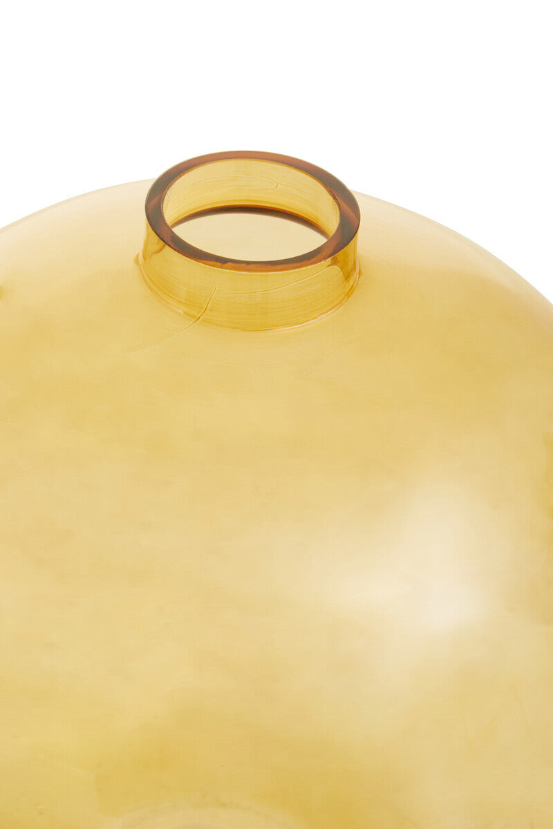 Bree Amber Glass Vase