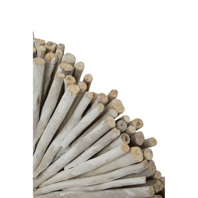 Seraya White Wood Sculpture