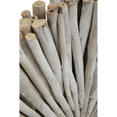 Seraya White Wood Sculpture