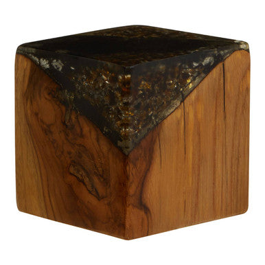 Sakra Teak Wood with Resin Sculpture - Image 2
