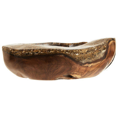 Sakra Teak Wood and Resin Bowl