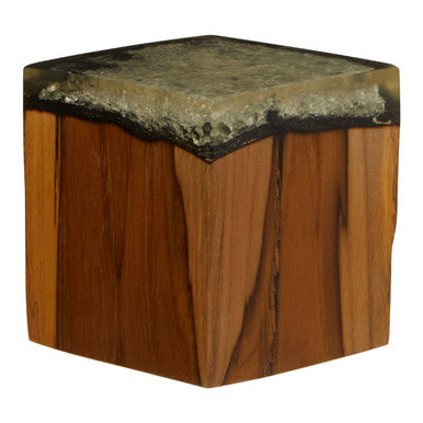 Sakra Teak Wood and Resin Sculpture - Image 2