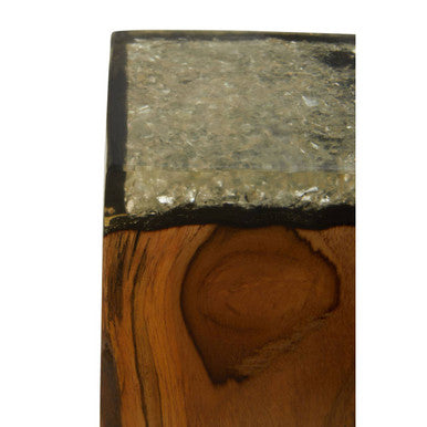 Sakra Teak Wood and Resin Sculpture - Image 6