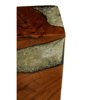 Sakra Set Of 2 Teak and Resin Bookends - Image 5