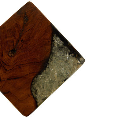 Sakra Set Of 2 Teak and Resin Bookends - Image 7