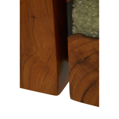 Sakra Set Of 2 Teak and Resin Bookends - Image 8